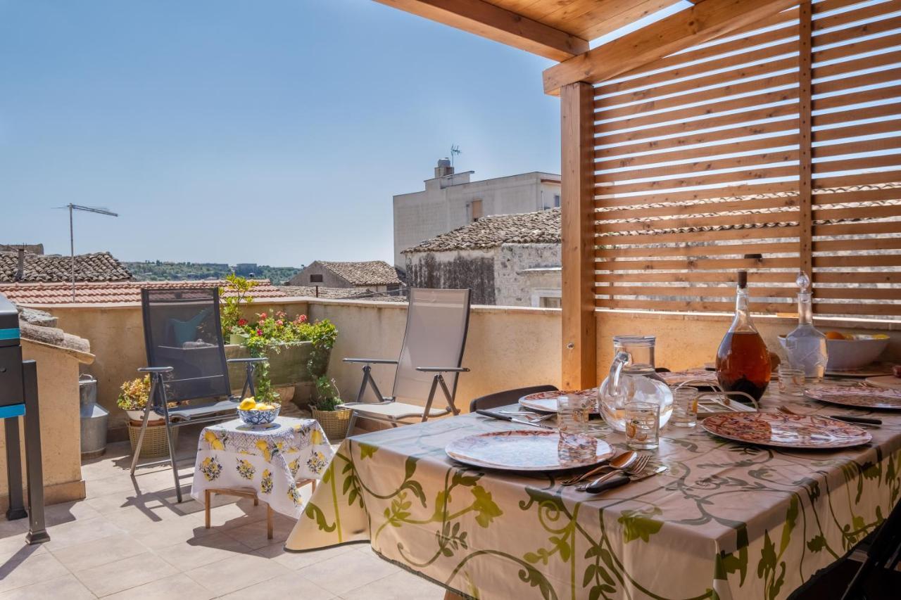 Si-Moutique Le Case Degli Avi Barocche, Con Terrazza Panoramica Modica Exterior photo
